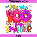 Little Miss 100 Days Smarter Design PNG, Cute School Celebration PNG