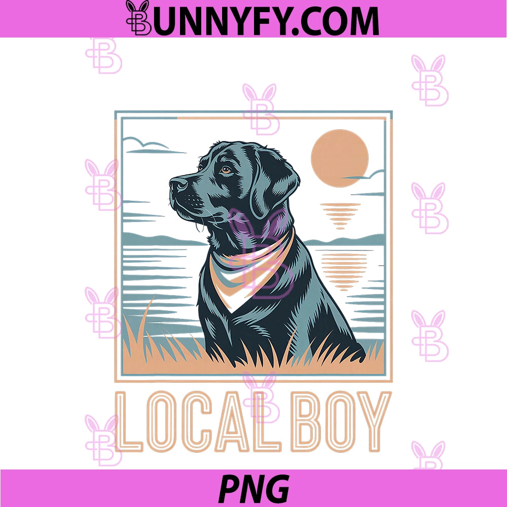 Local Boy Labrador Hunting Dog PNG, Duck Hunting PNG