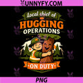 Local Chief of Hugging Operations PNG, Badge Graphic PNG