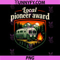 Local Pioneer Award PNG, Badge Airstream and Bonfire PNG