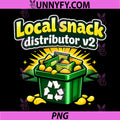Local Snack Distributor v2 PNG, Local Pride Badge Design PNG