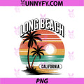Long Beach PNG, California Spring Break Vintage Cali Vacation PNG