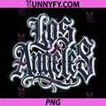 Los Angeles Gothic Old PNG, English Vintage LA PNG