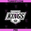 Los Angeles Kings Two Tone Black NHL PNG, Officially Licensed PNG