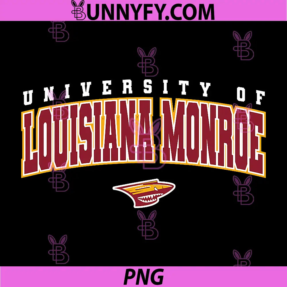 Louisiana Monroe PNG, ULM Warhawks Arch Logo PNG