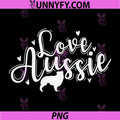 Love Aussie PNG, Australian Shepherd Dog PNG