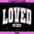 Loved Christian Faith Heart PNG, Valentines Day PNG
