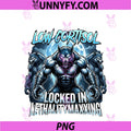 Low Cortisol Locked In Lethalitymaxxing PNG, Muscular Werewolf PNG