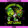 Lucky Baseball St Patricks Day PNG, Dripping Shamrock Irish PNG
