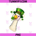 Lucky Goose Shamrock St Patricks Day Cute PNG, St Paddys Day PNG 