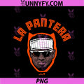 Luis Robert Jr. PNG, Pantera Swag Head - New York Baseball PNG