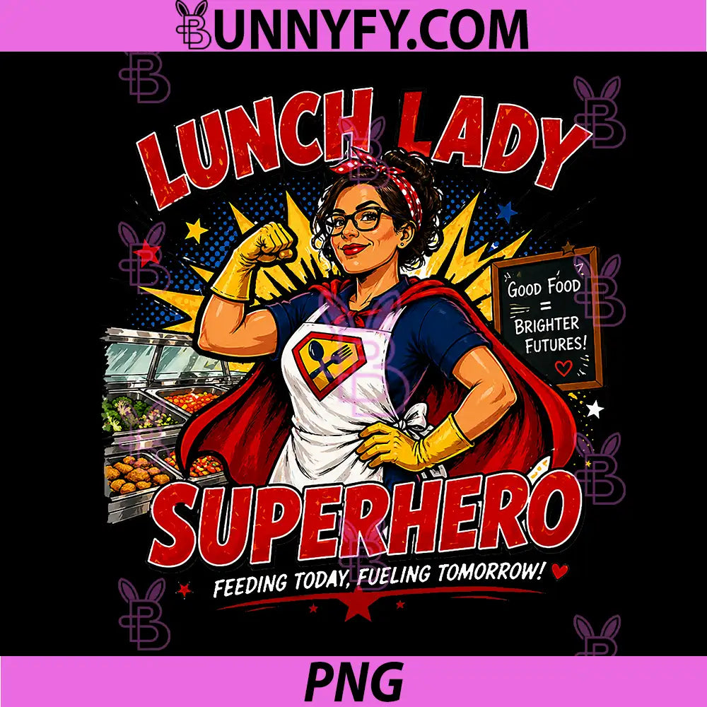 Lunch Lady Superhero PNG, Lunch Lady PNG