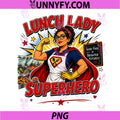 Lunch Lady Superhero PNG, Funny Lady PNG