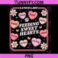 Lunch Lady Valentines Day Retro PNG, Cute Cafeteria Sweethearts PNG