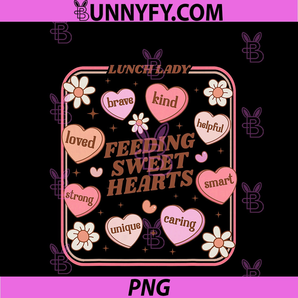 Lunch Lady Valentines Day Retro Cute PNG, Cafeteria Sweethearts PNG