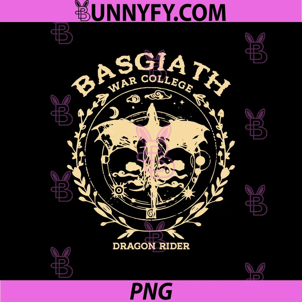 Basgiath War College Epic Dragon Emblem PNG, Basgiath Dragon Rider Illustration PNG