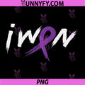 Lupus Awareness PNG, I Won Purple Ribbon Support Survivor PNG