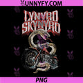Lynyrd Skynyrd PNG, Motorcycle And Snake Tonal Washed PNG