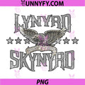 Lynyrd Skynyrd Est 1970 PNG, Eagle Retro Rock Band Festival Biker PNG