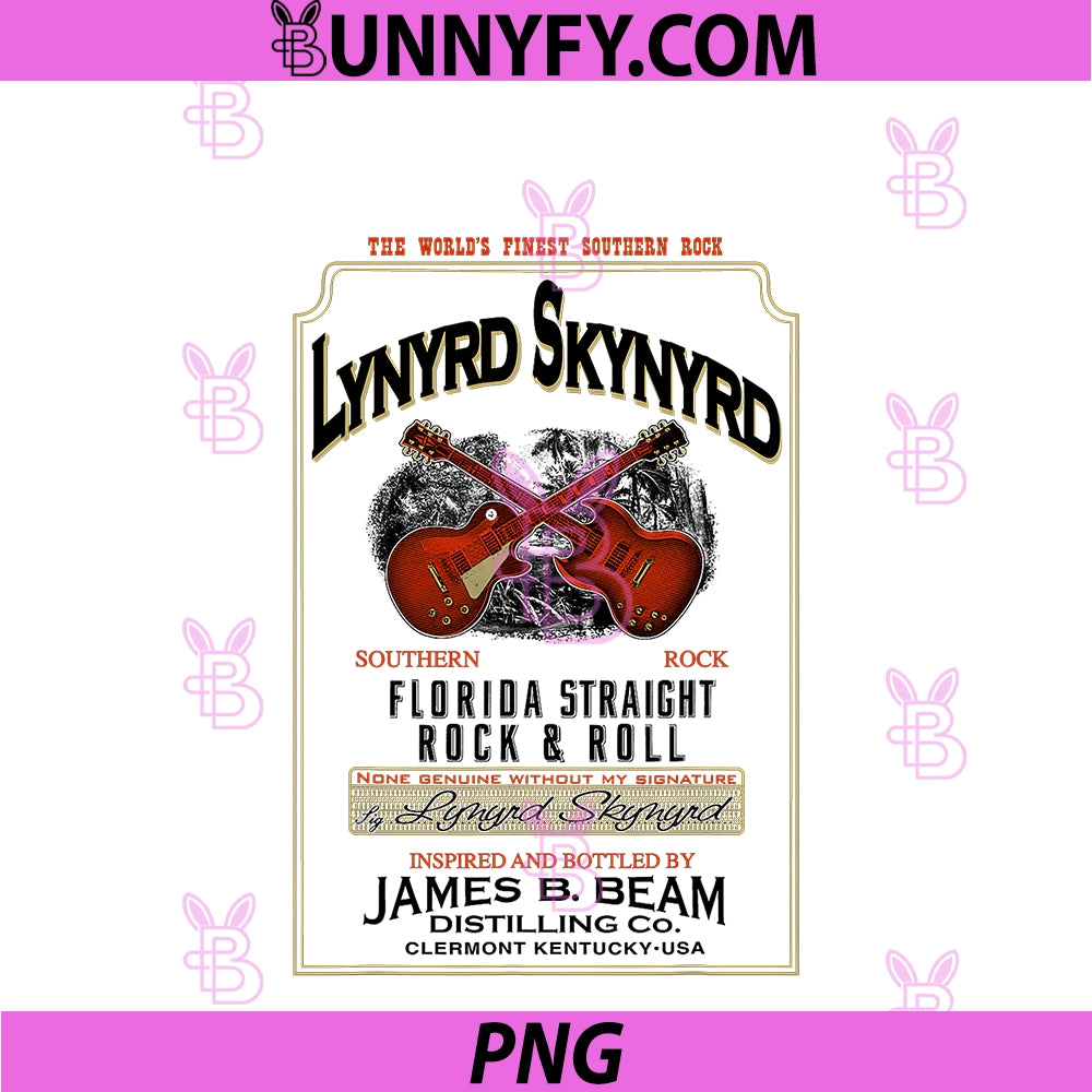 Lynyrd Skynyrd Whiskey PNG, Southern Florida Rock & Roll Vintage PNG