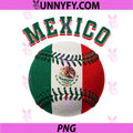 MEX Mexican Flag Béisbol Team PNG, Gear Mexico Baseball Player MX PNG