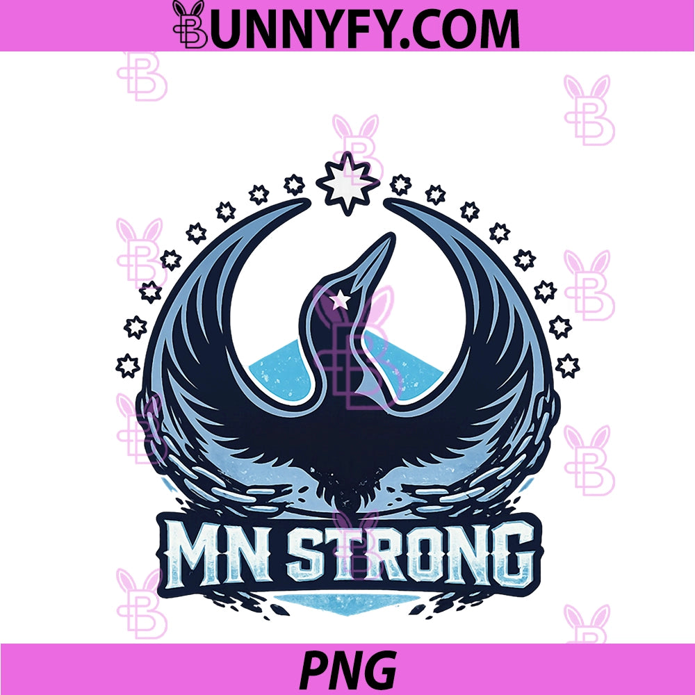 MN STRONG PNG, Minnesota Loon Unity PNG
