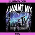 MTV I Want My PNG, MTV Blue Lightning Bolt PNG