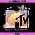 MTV Psychedelic Sunrise PNG, Music Television Performance PNG