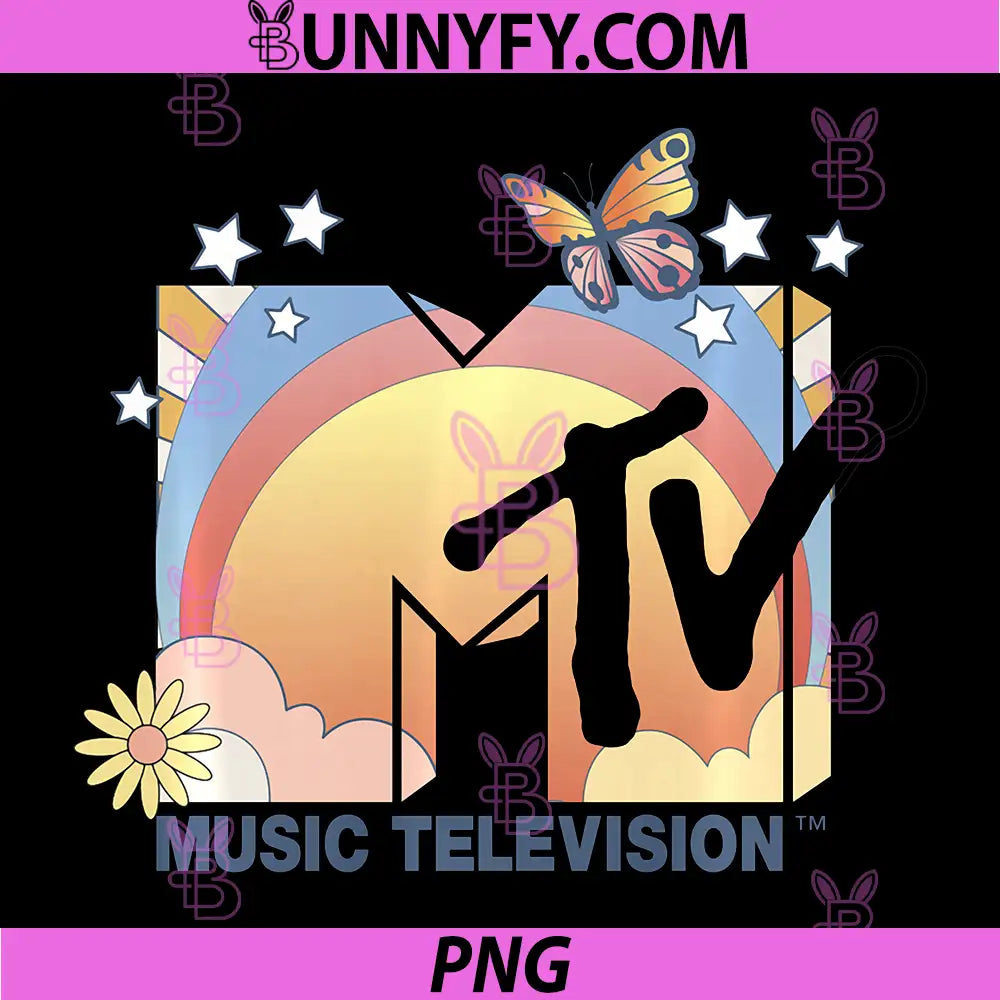MTV Psychedelic Sunrise PNG, Music Television Performance PNG