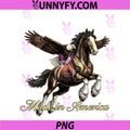 Made In America PNG, Western Horse Eagle Design PNG