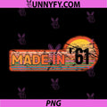 Made in 1961 PNG, Awesome Since 1961 Birthday Vintage PNG