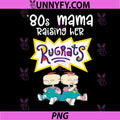 Mademark x Rugrats PNG, 80s Mama Raising Her Rugrats PNG