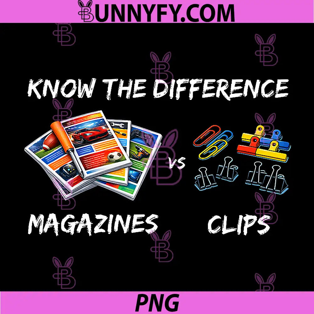 Magazines vs Clips Know The Difference PNG, Ammo Mag vs Clip 2A PNG