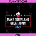 Make Greenland Great Again PNG, Act USA 51st State Greenland PNG