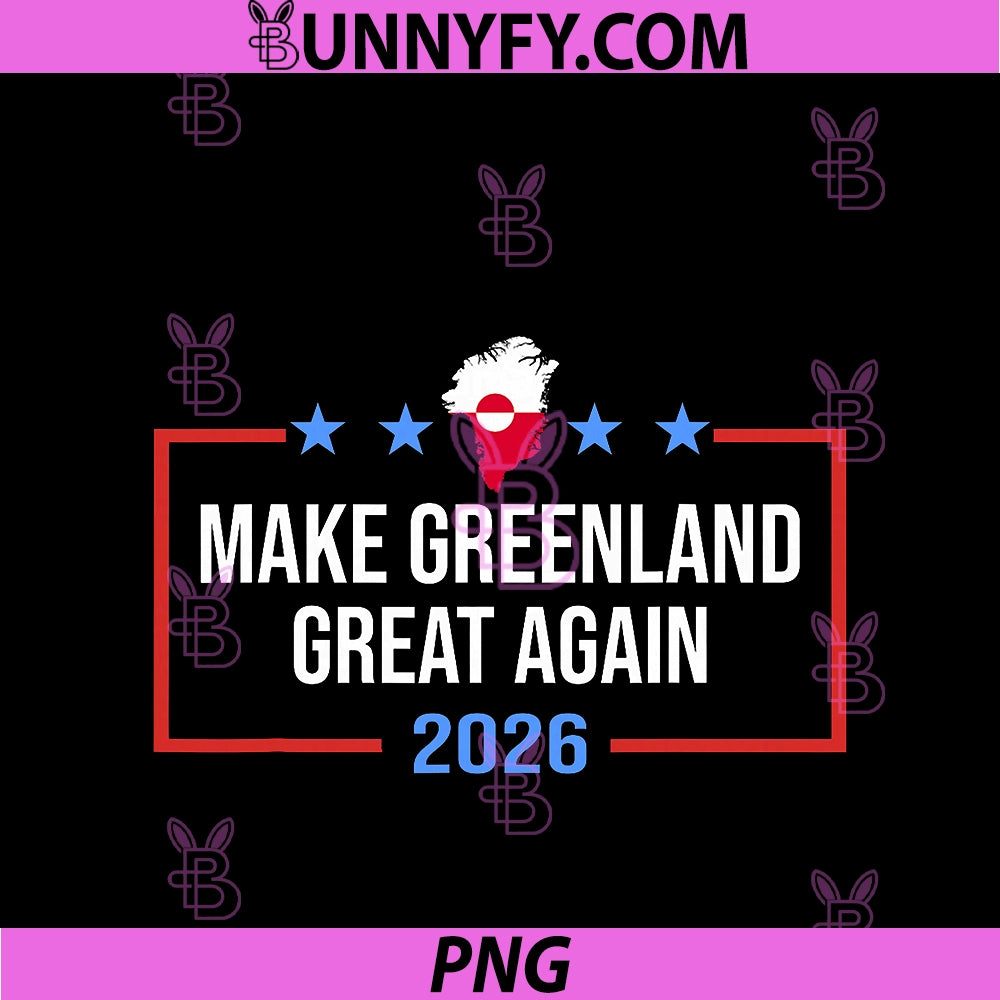 Make Greenland Great Again PNG, Act USA 51st State Greenland PNG
