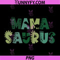 Mama Saurus PNG, Mom Dinosaur Three Rex Birthday PNG