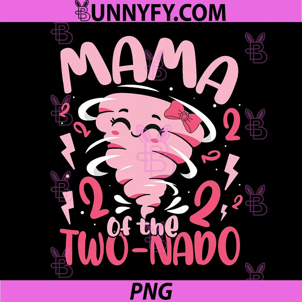 Mama of The Two-nado PNG, Tornado Themed 2nd Birthday Party PNG