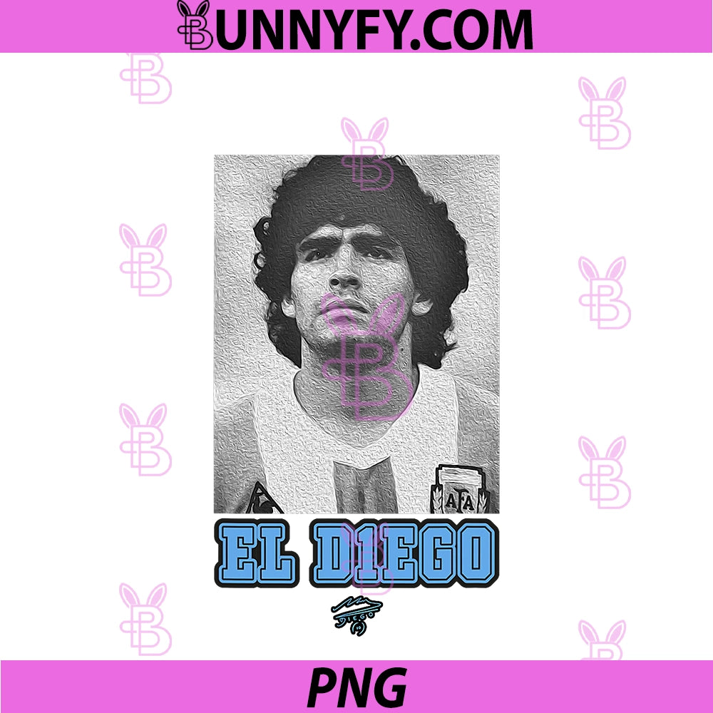 Maradona El Diego PNG, Argentina PNG