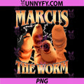 Marcus The Worm PNG, Bootleg Meme Fan PNG