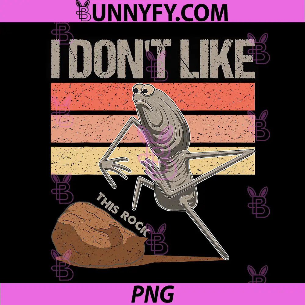 Marcus The Worm PNG, I Don't Like This Rock Meme PNG