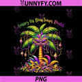 Mardi Gras Bead Tree PNG, Funny Carnival New Orleans PNG 