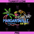 Margaritaville PNG, Neon Sign PNG
