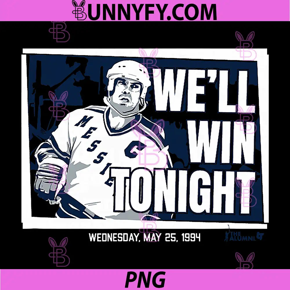 Mark Messier PNG, We'll Win Tonight PNG, New York Hockey PNG
