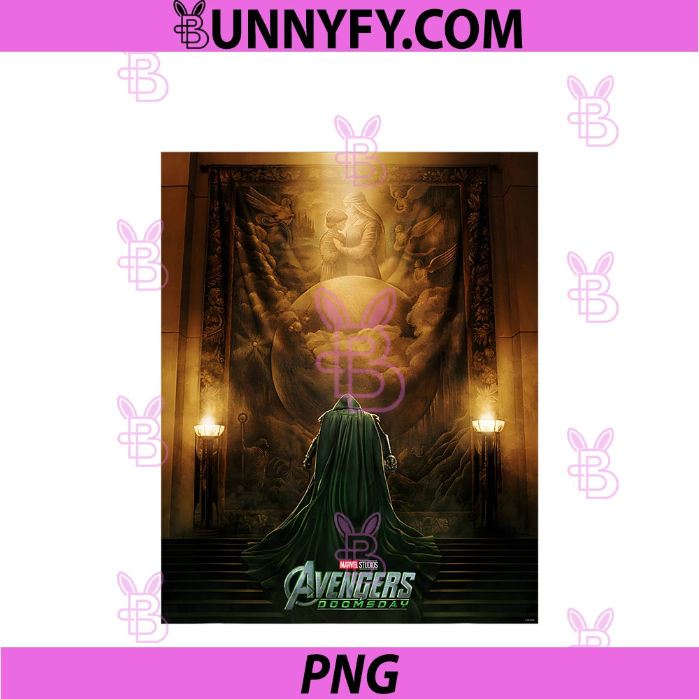 Marvel Avengers Doomsday Doctor Doom PNG, Preview Poster Art PNG