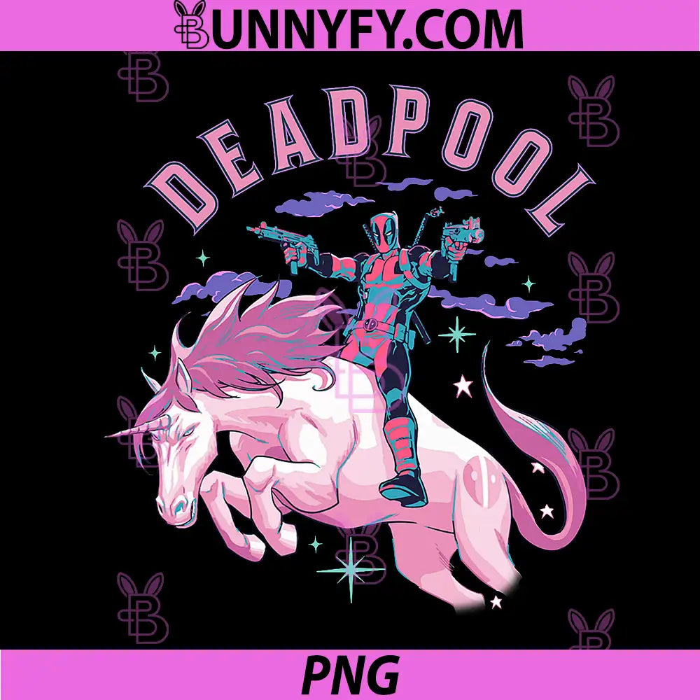 Marvel Comics Deadpool PNG, Deadly Pink Unicorn Merc PNG
