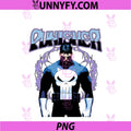 Marvel Comics PNG, The Punisher Frank Castle Portrait Distressed PNG