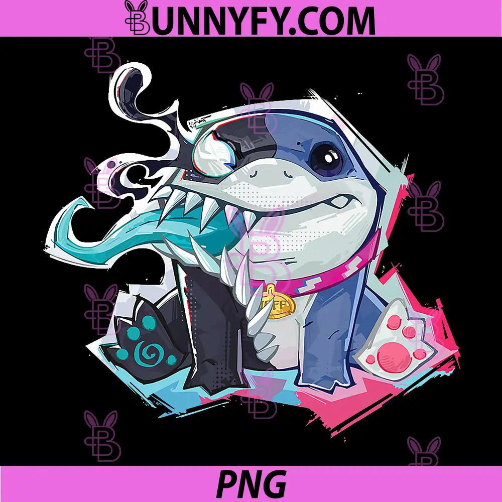 Marvel Rivals Jeff The Land PNG, Shark Venom Symbiote Toothy Cute PNG