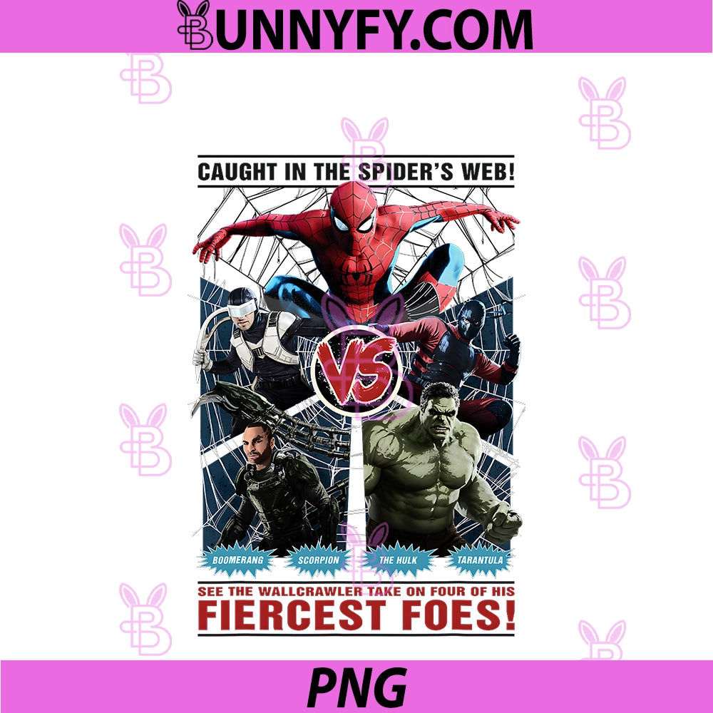 Marvel Spider-Man Brand New Day PNG, Caught In The Spiders Web PNG