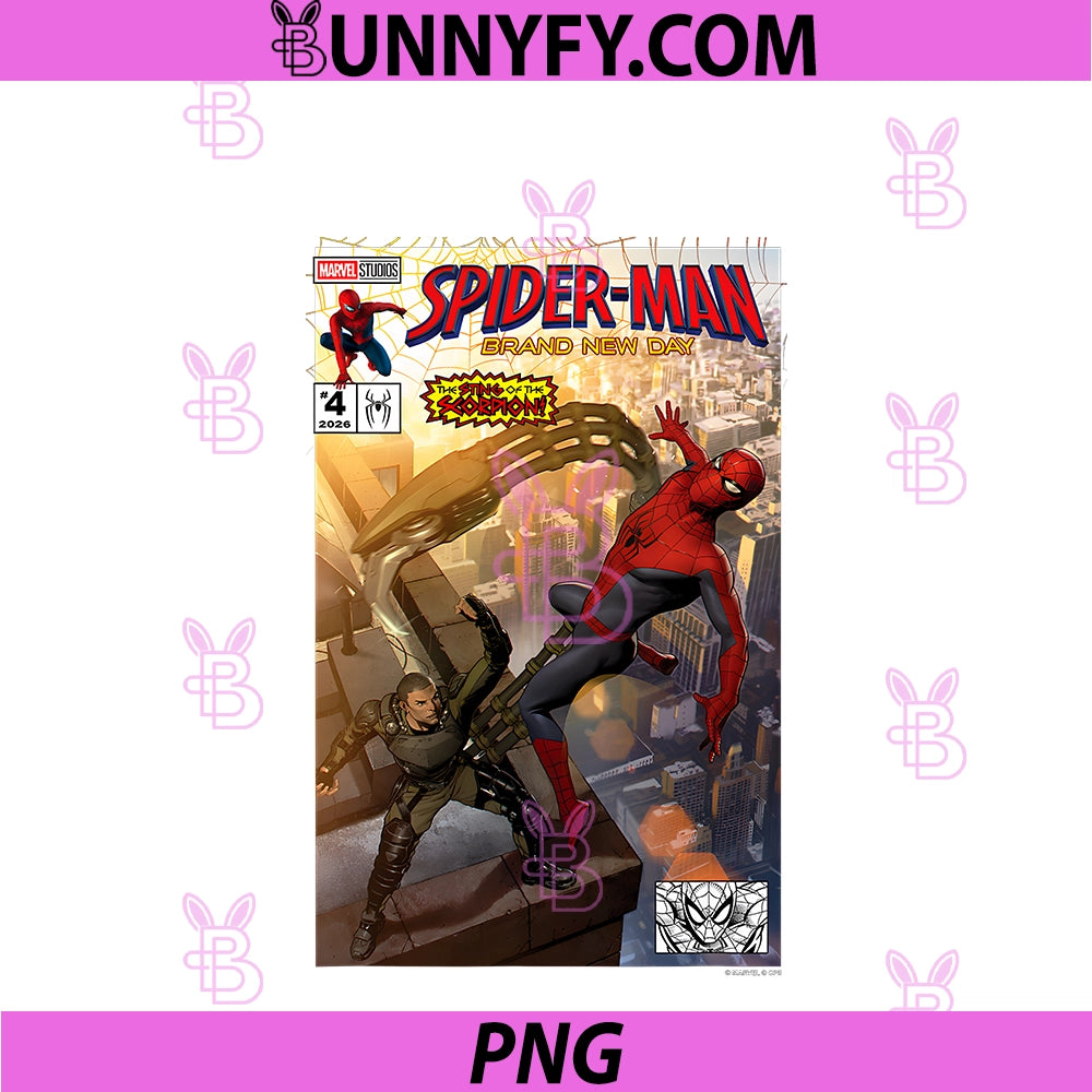 Marvel Spider-Man Brand New Day PNG, The Sting Of The Scorpion PNG