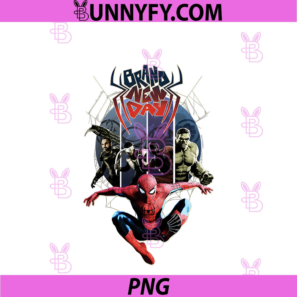 Marvel Spider-Man Brand PNG, New Day Color Web Villain Panels PNG